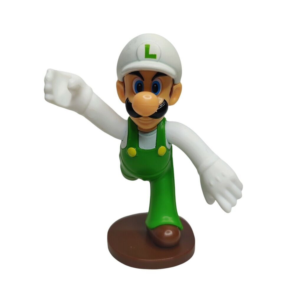 2018‎ Fire Power Luigi 3.5in McDonald's Action Figure Nintendo Super Mario Bros